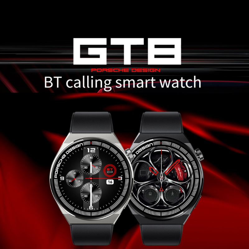 Jam Tangan Pintar GT8 Jam Tangan Smartwatch Jam Tangan Pria Jam Tangan GPS Tahan Air