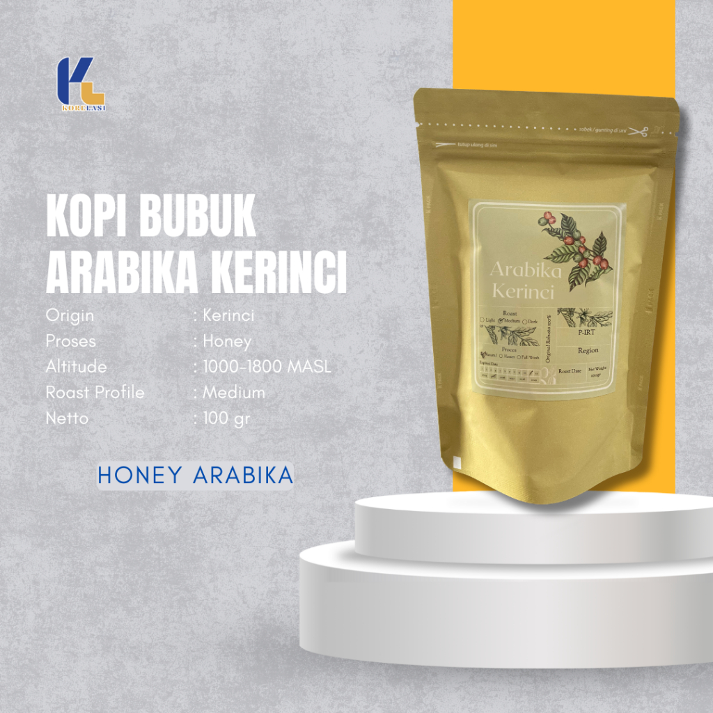 

Kopi bubuk arabika Kerinci Honey