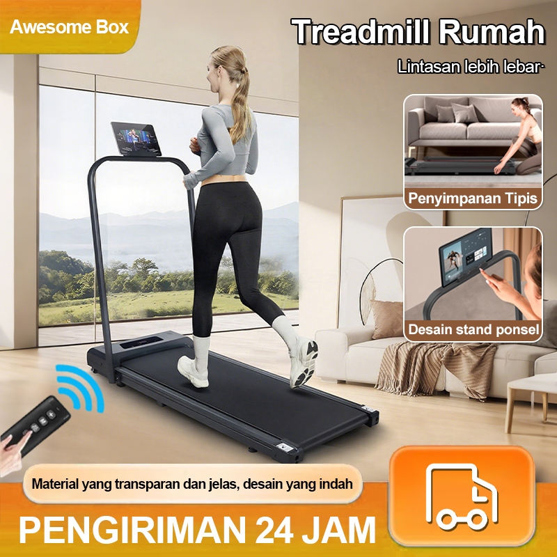 `Ready Stock  treadmill elektrik low watt alat treadmill Peralatan Olahraga Treadmill