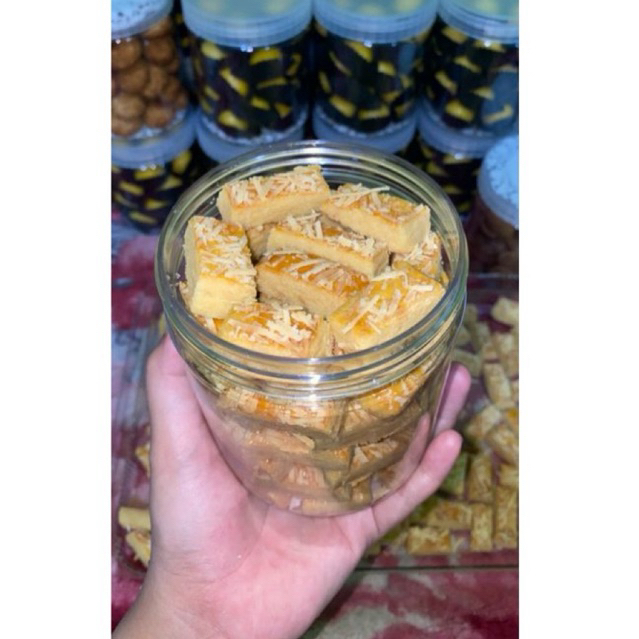 

kastangel keju premium cemilan kue kering daily & kue kering lebaran 500Ml Homemade