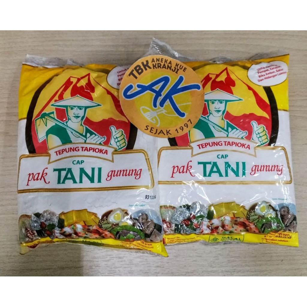 

sagu tani cap pak tani gunung 500gram tepu sagu tapioka cap pak tani gunung