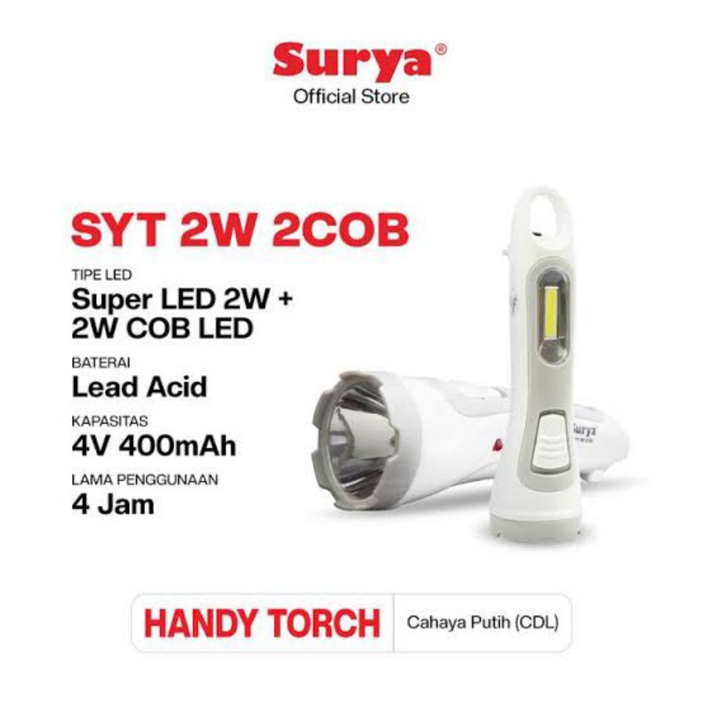 Senter Tangan Surya Original Super Terang