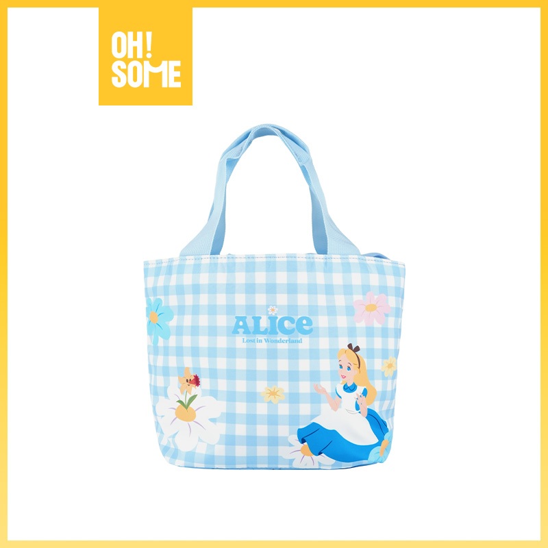 OHSOME x Disney- Solo Corner Alice in Wonderland Bento /Lunch Bag Tas Bekal Karakter Disney