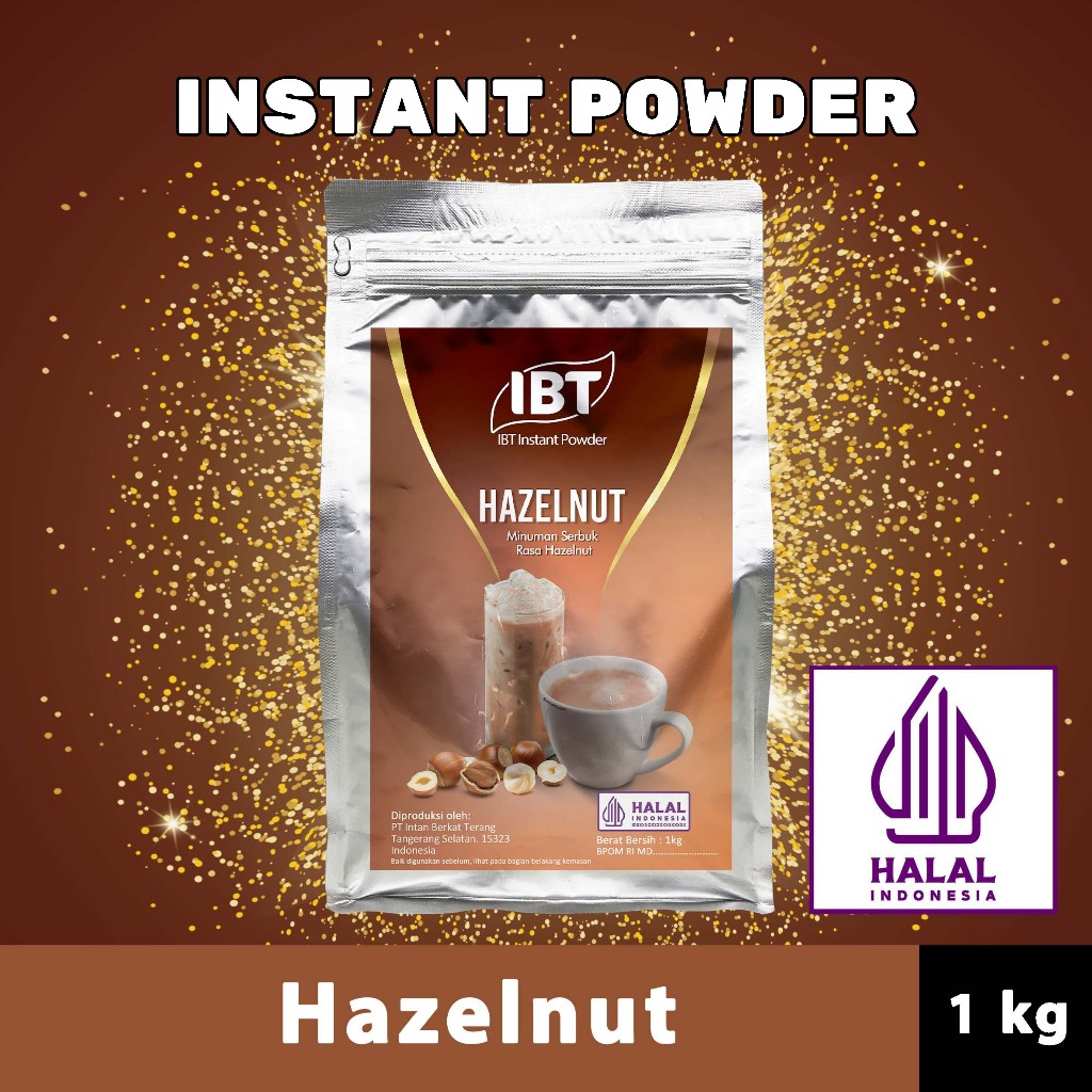 

Bahan Minuman Bubuk Rasa Kacang Hazelnut Serbuk Instant IBT Drink Powder