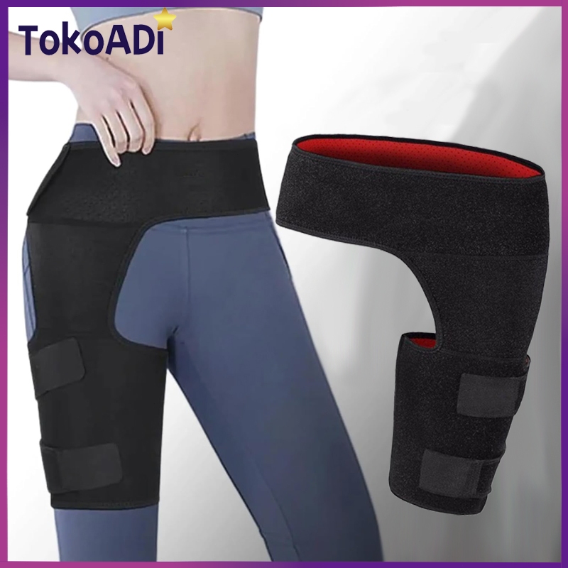 Hip Joint Support Panjang 116cm Stabilizer Deker Paha Panggul Strap Penyangga Paha