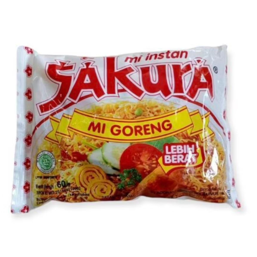 

Mie Sakura Goreng 60gr Enak Mi Goreng Instan Sakura