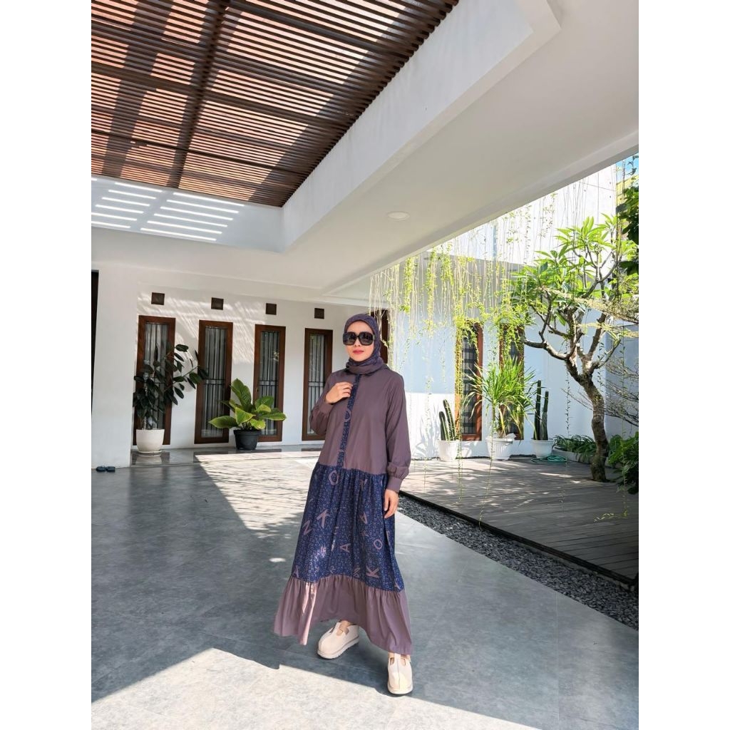 midi dress namana by korina✔️midi dress korina, midi dress motif