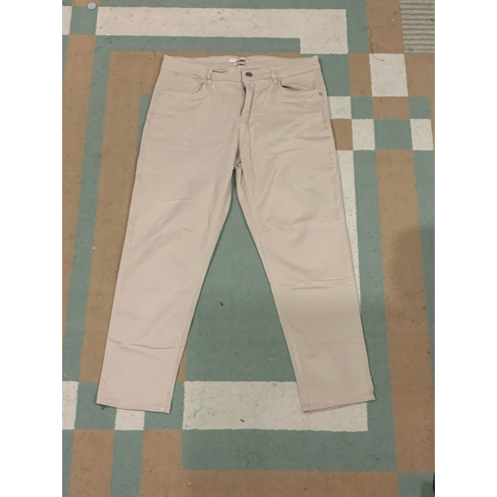 [PRELOVED] Threesecond Premium Skinny Jeans Wanita (Cream)