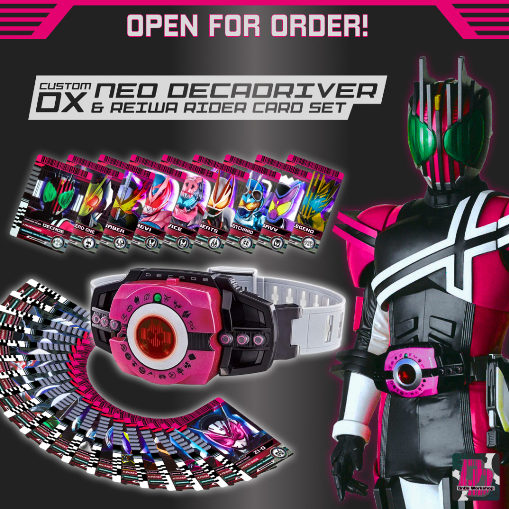DX Neo Decadriver Custom Chip & Reiwa Rider Card Set