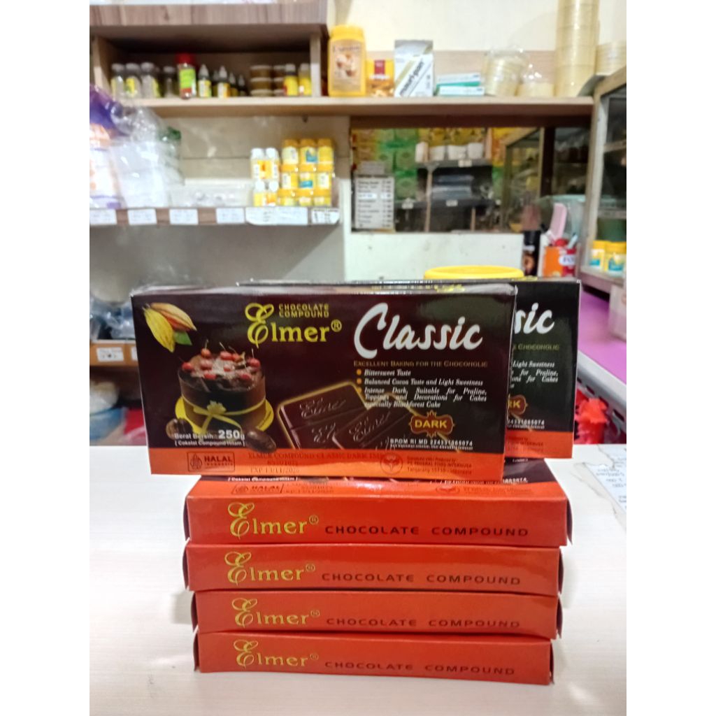 

Elmer Chocolate Compound 250gr ( Dark)