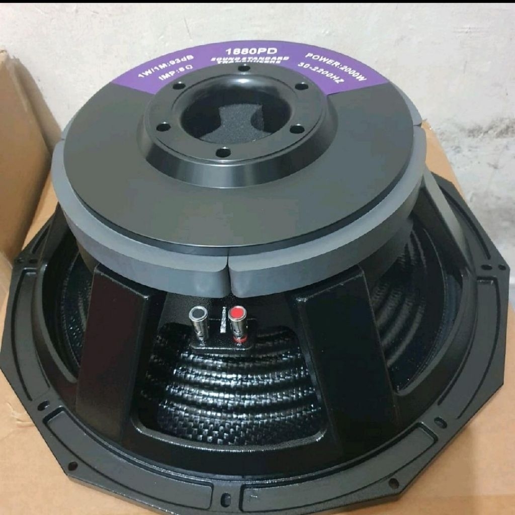 Speaker Component pd1880 pd 1880 daun carbon 18 inch vc 5in grade A