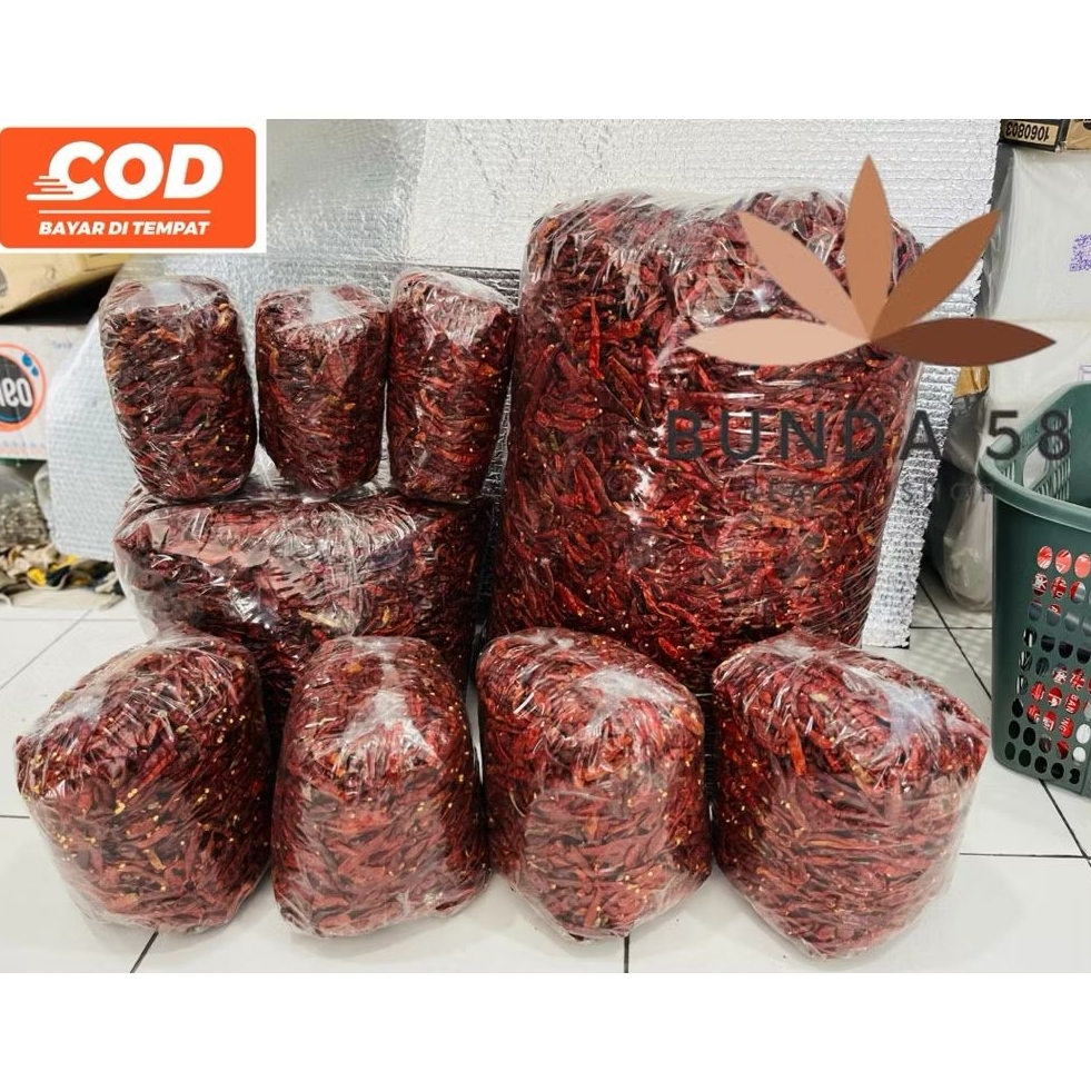 

Cabe kering merah Teja Super grosir harga lebih murah Asli