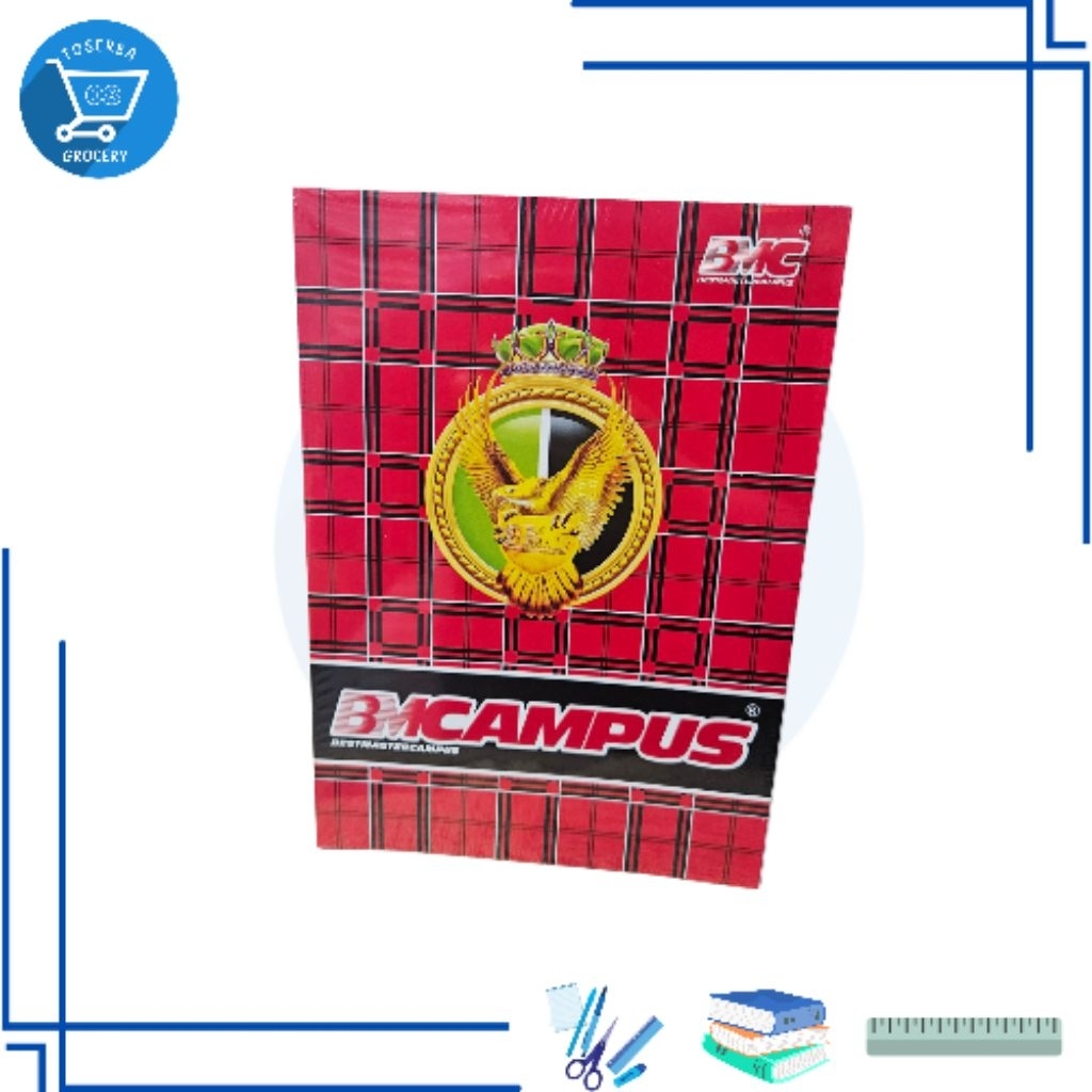 

Buku Tulis BM Campus 50 Lembar 1 Pack Isi 10 Buku Harga TERMURAH