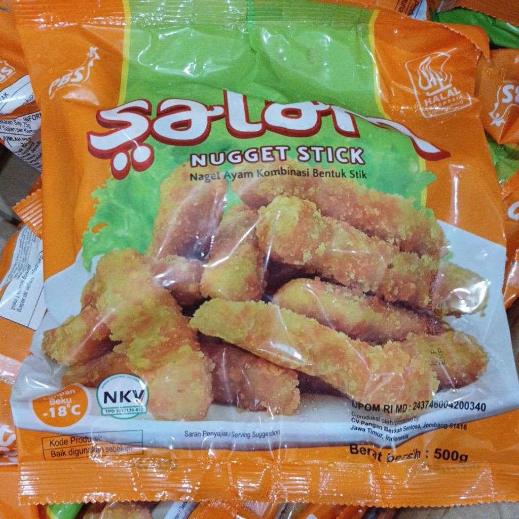 

Terbaru Nugget Ayam Salam Stik 500 gram