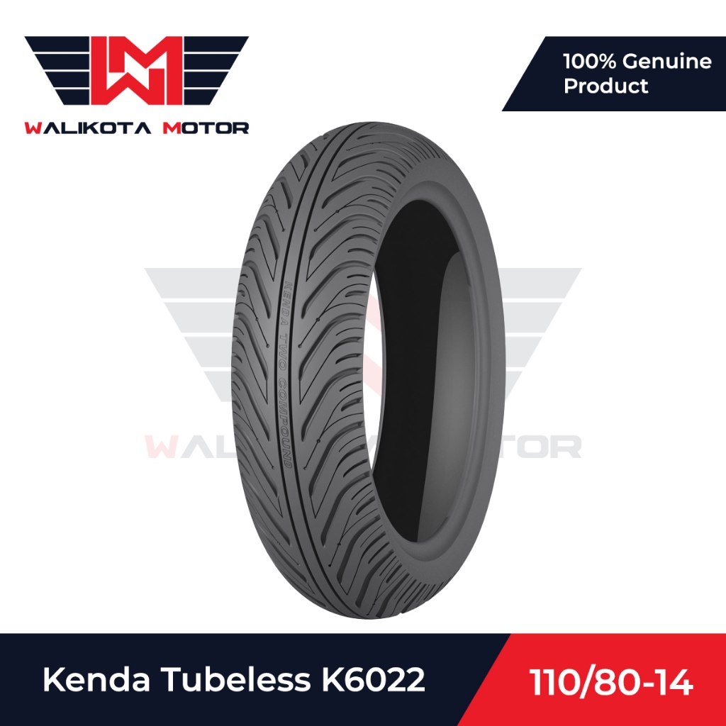 KENDA BAN TUBELESS TUBLES K6022 KOZMIK 110/80 RING 14 BAN MOTOR DEPAN ADV PCX AEROX ORIGINAL