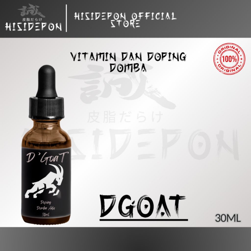 Hisidepon - D'GOAT Obat Doping Domba Adu Domba Garut Adu Domba Stamina Tahan Sakit Nafsu Membara & C