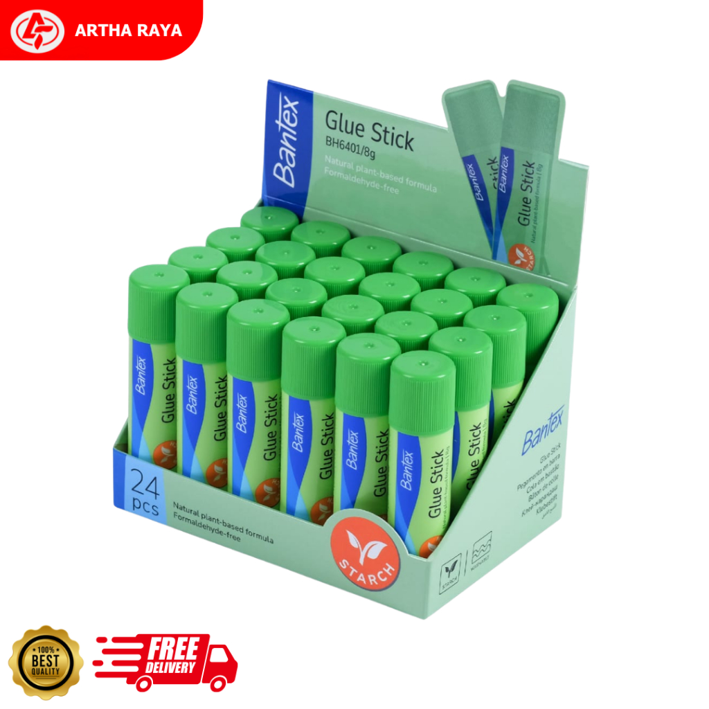 

Bantex Glue Stick BH6401 Hijau / 8g