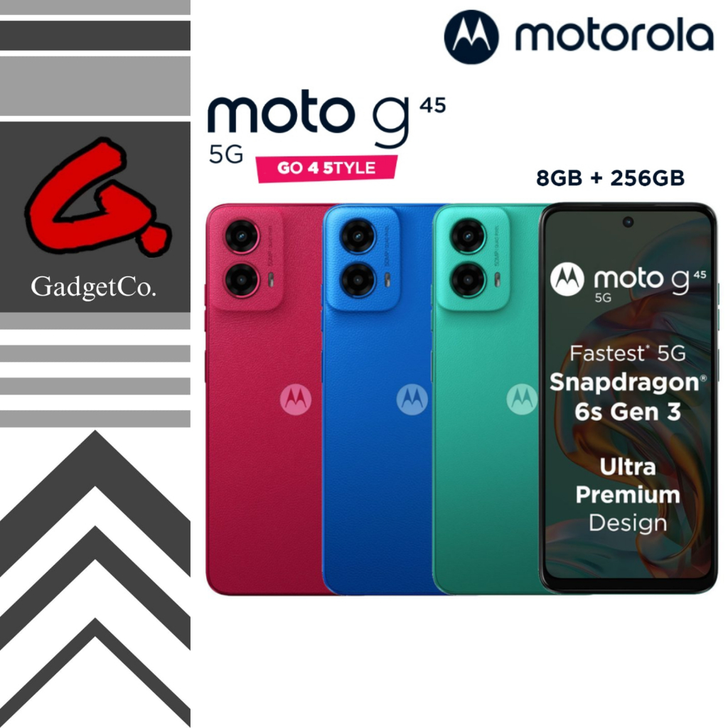Motorola G45 5G 8/256GB Garansi Resmi || Prosesor Snapdragon || Design Keren
