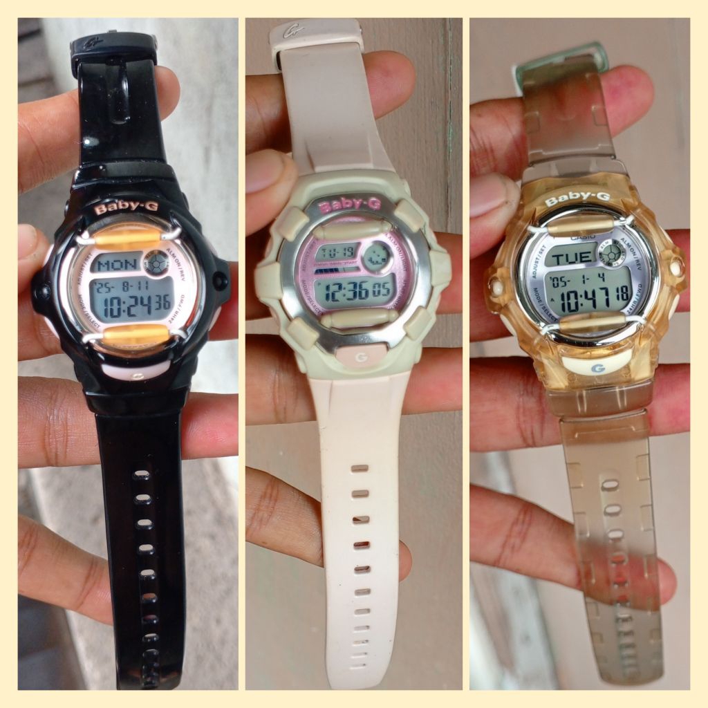jam tangan Casio babyG gshock original second