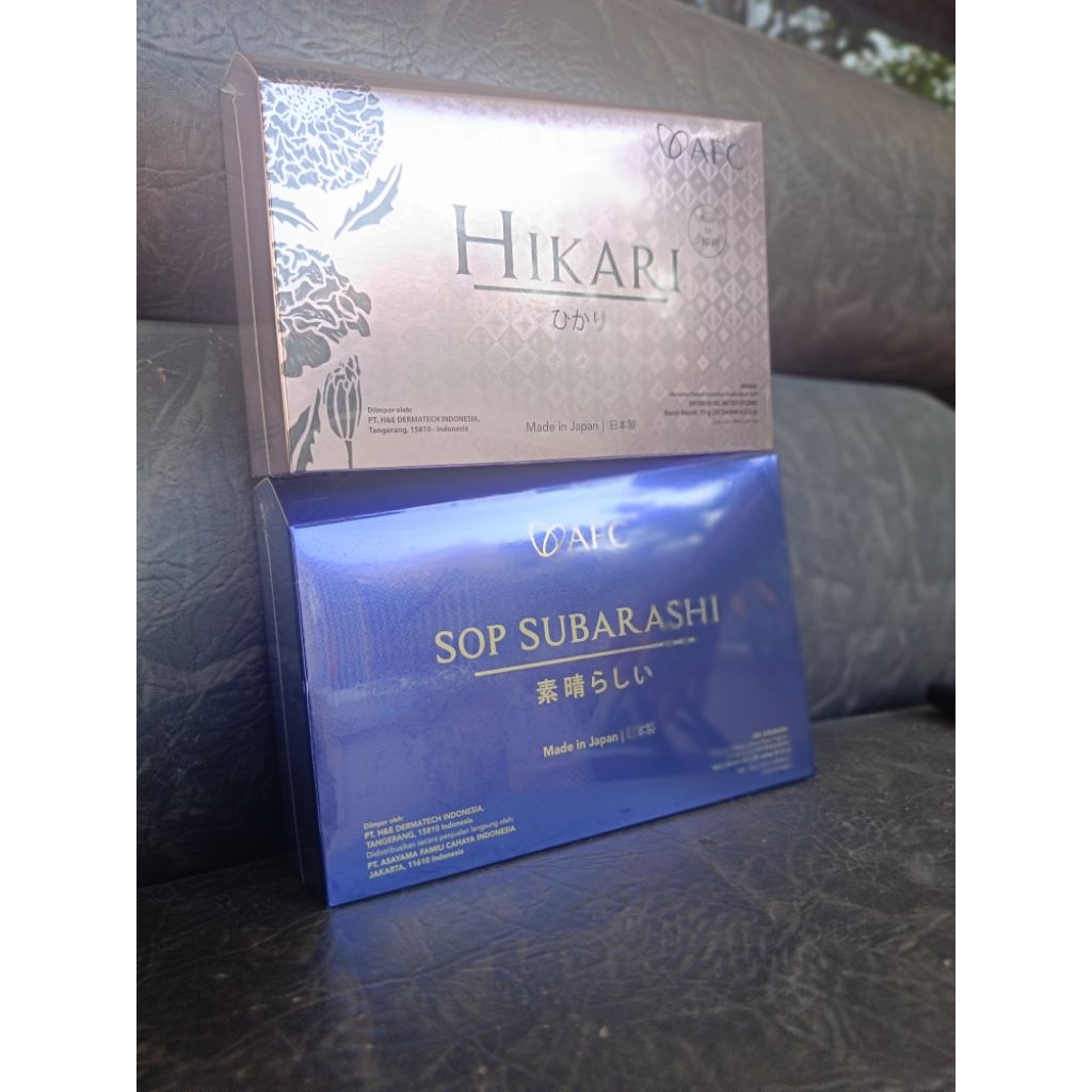 

1 Box Subarashi Gold & 1 box Hikari Exp 2028 AFC Original Japan