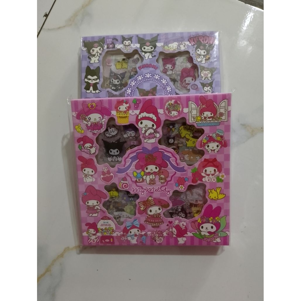 

100 PCS STIKER MOMO LABUBU KUROMI - STIKER MOMO LABUBU / STIKER KUROMI / STIKER VIRAL