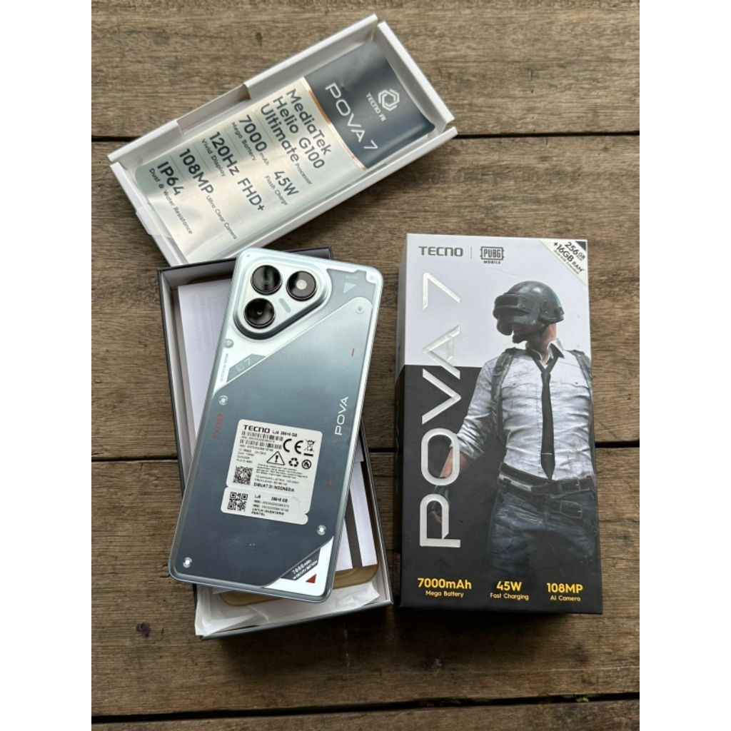 tekno pova 7 8/256 SECOND FULLSET