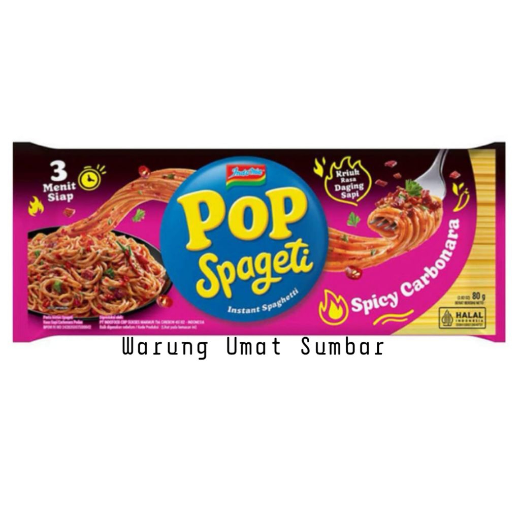 

Indomie Pop Spageti Spicy Carbonara 80gr