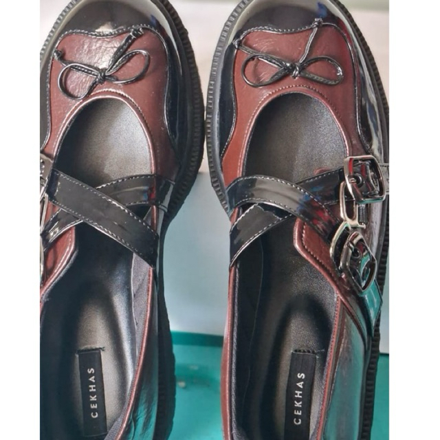 cekhas - New jisoo wood shoes wanita