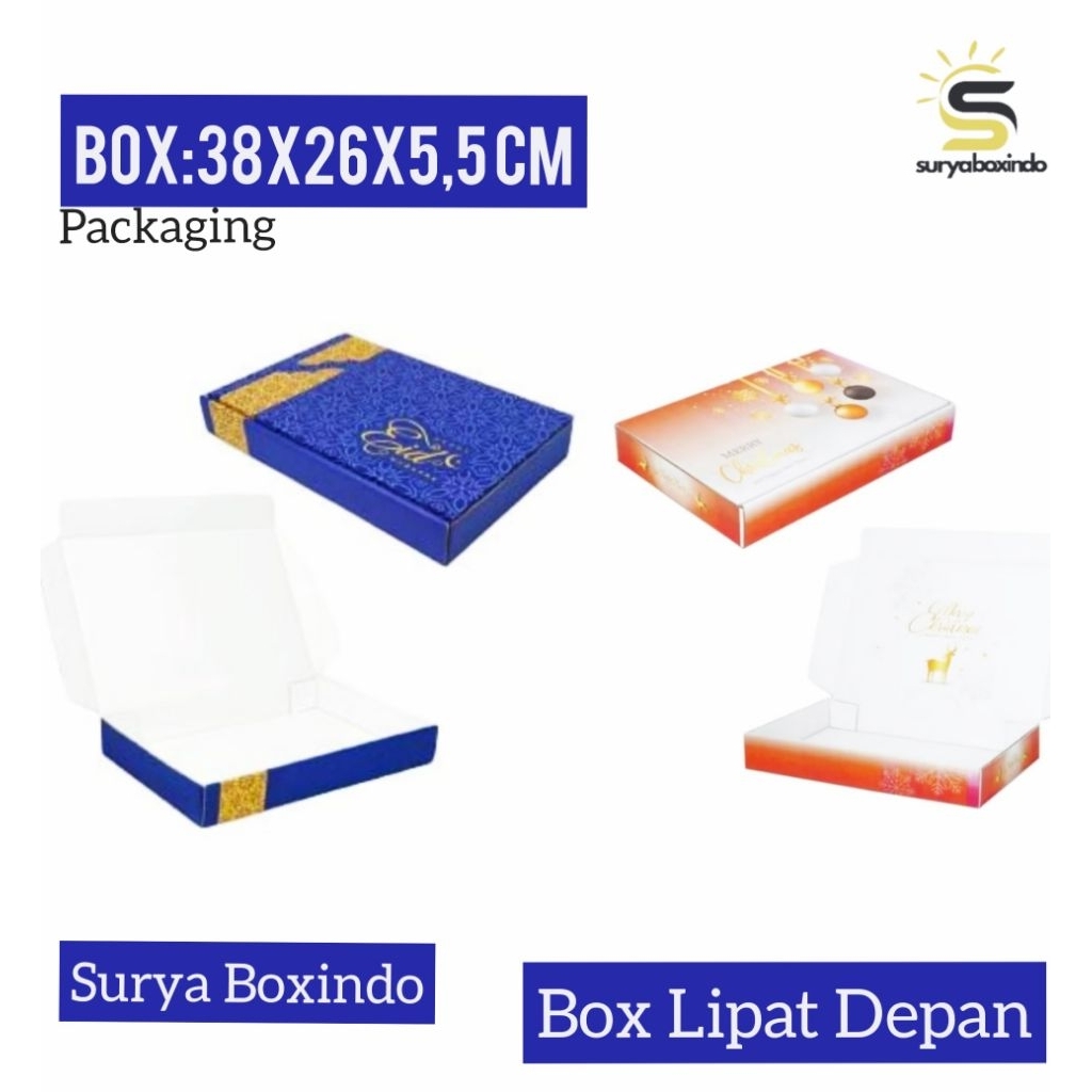 

Box 38x26x5.5cm /(KuKer Toples 250 gram isi 6) /Kardu