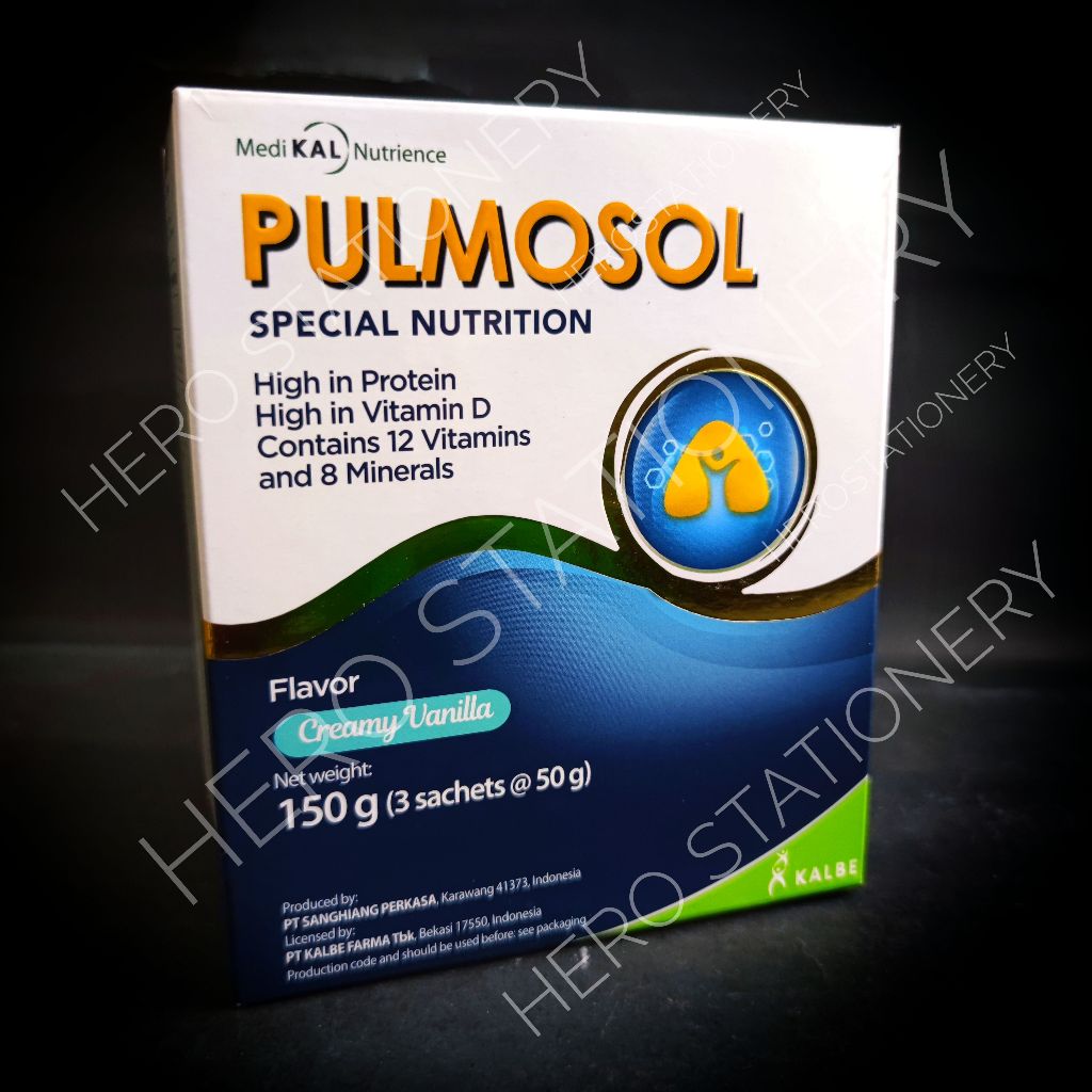 

Pulmosol Creamy Vanila 150 gram Nutrisi Kesehatan Pernapasan