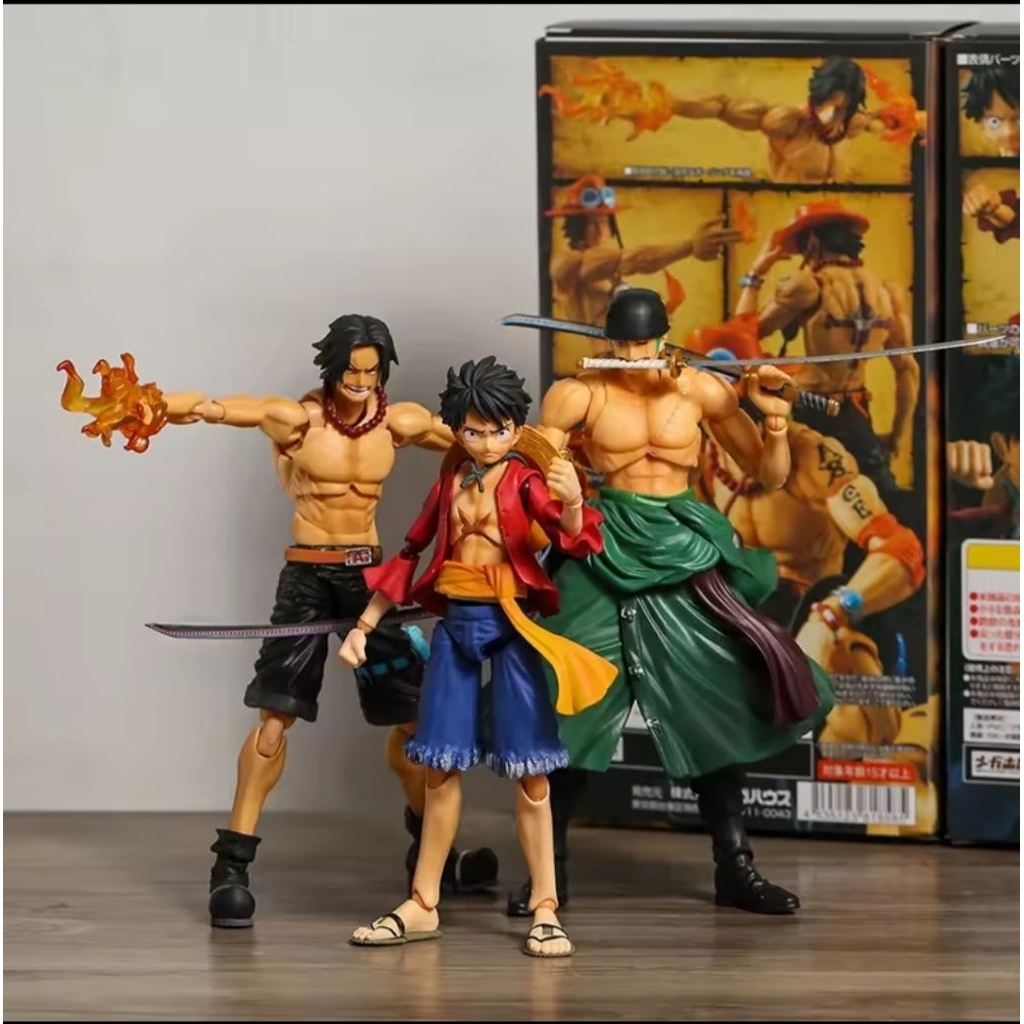 Vah Variable One Piece Action Figure Shf Monkey D luffy / Zoro / Ace