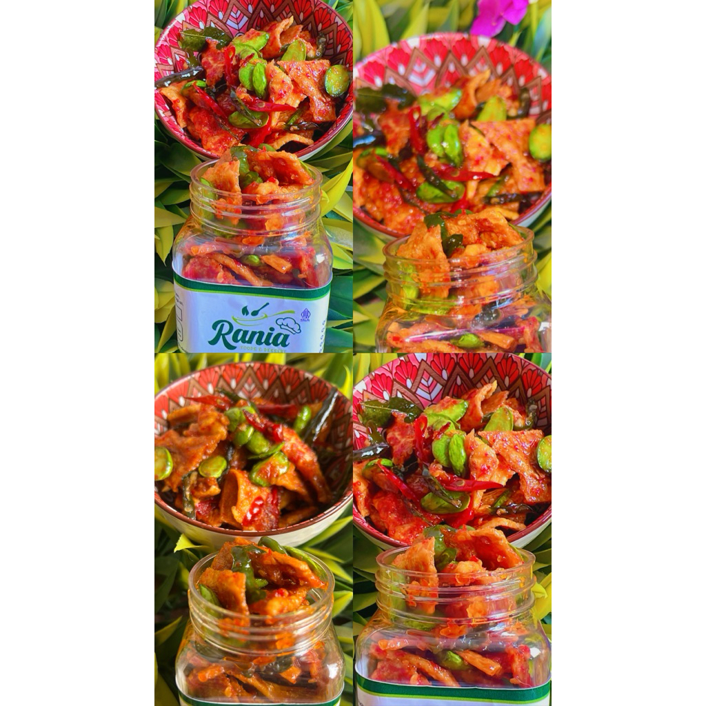 

ikan asin pari pete sambal