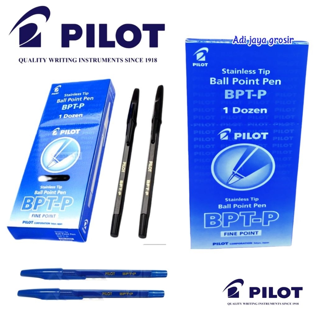 

pulpen PILOT PULPEN PILOT BPT-P ballpoint pen tersedia biru/hitam