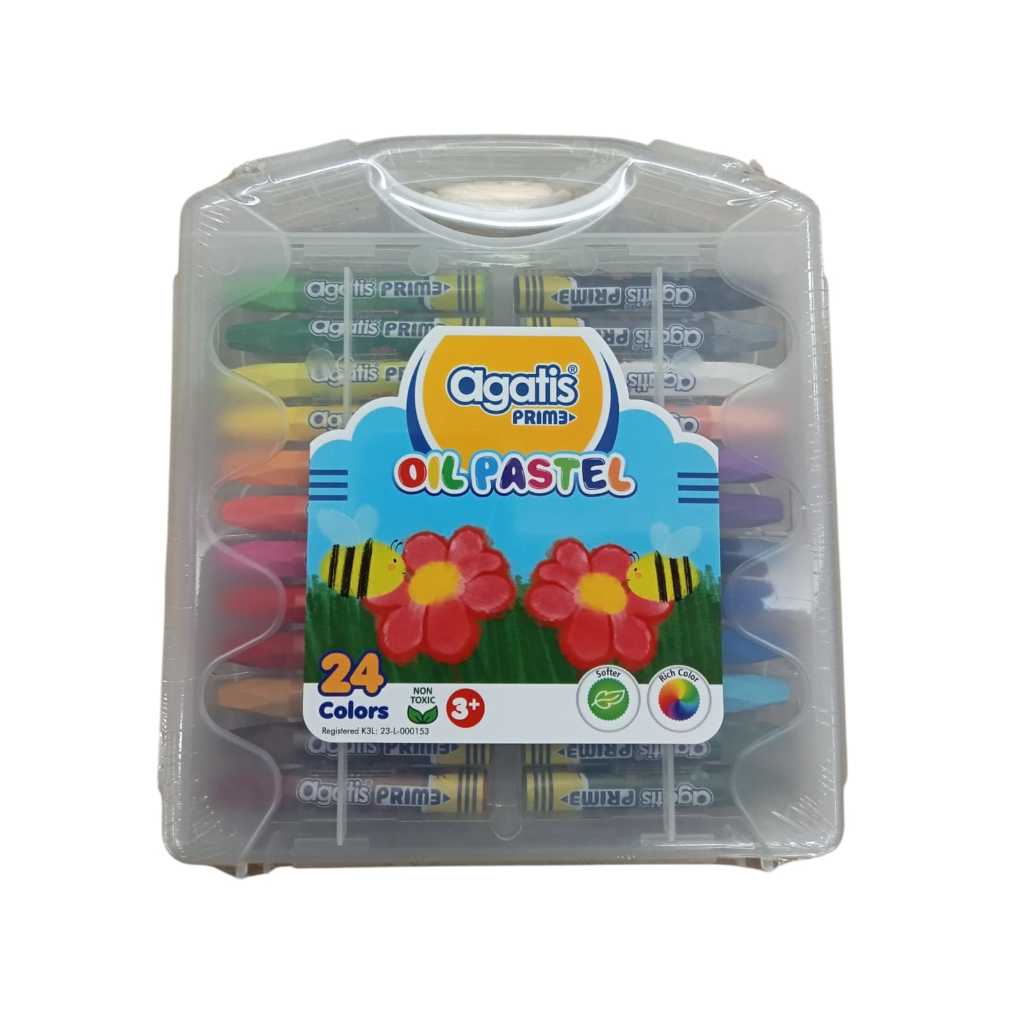 

Gramedia Batam - Agatis Prime Oil Pastel 24 warna