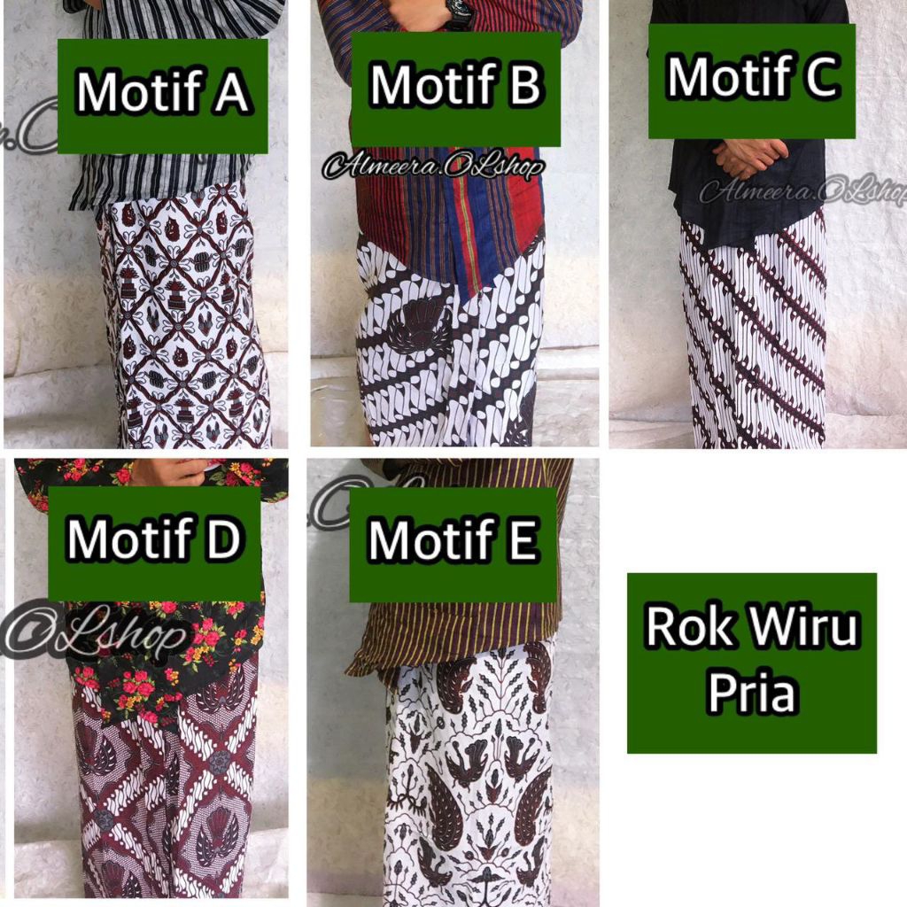 Rok jarik wiru/jarik wiru jadi