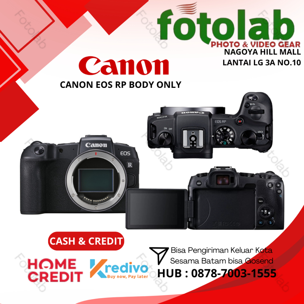 Kamera Canon Eos RP Body Only - Canon Eos RP BO - Bergaransi