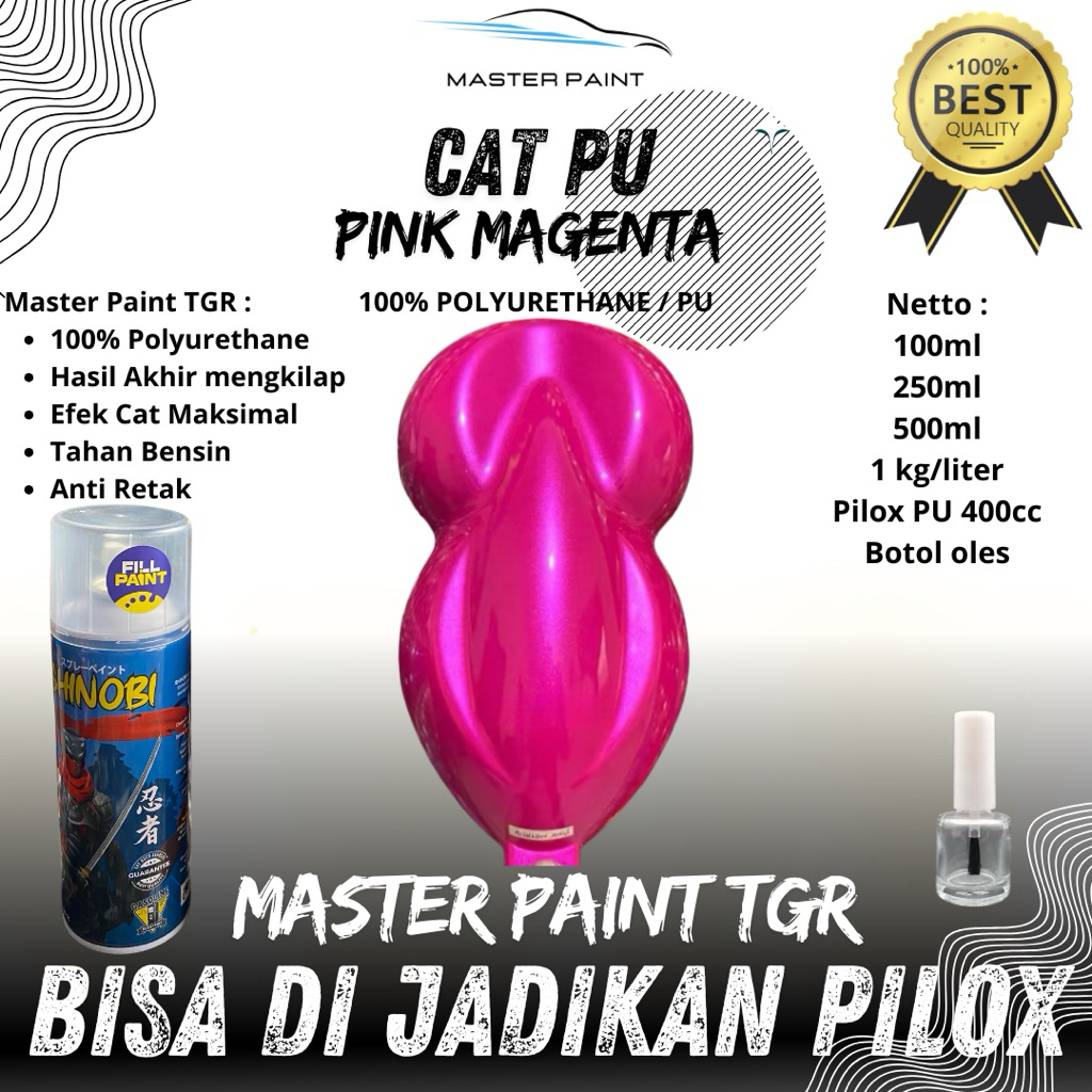 ( BISA DIJADIKAN PILOX ) Cat PU Pink Magenta | Cat Pink Magenta ungu