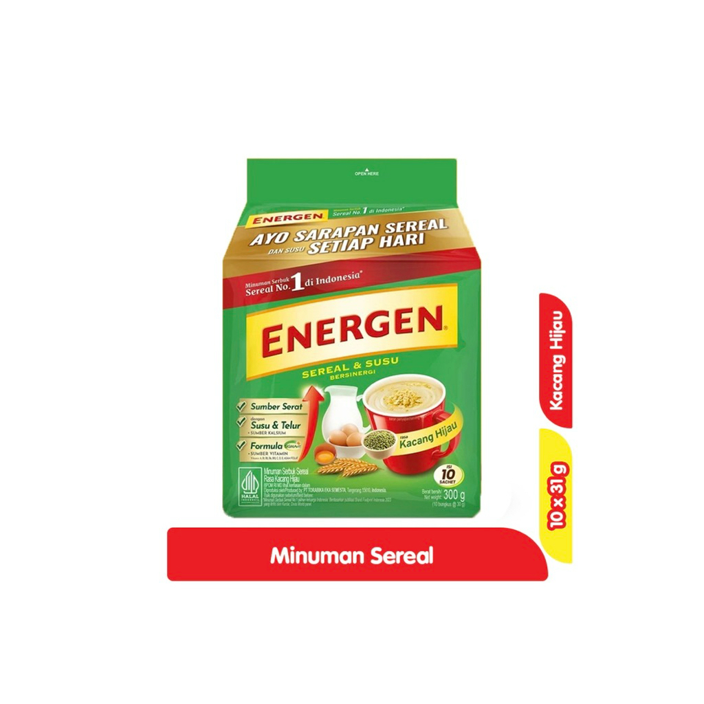 

ENERGEN Minuman Sereal Kacang Hijau 10 pcs