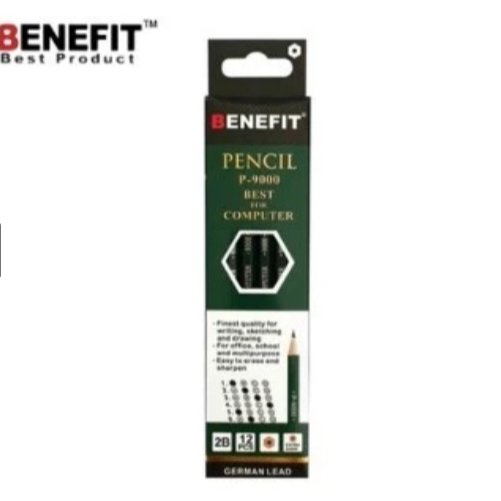 

PACK BENEFIT PENSIL 2B HIJAU P-9000 ISI 12PCS