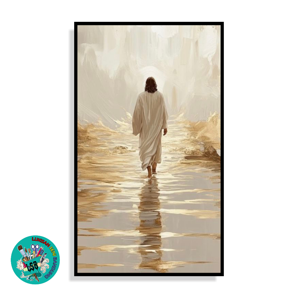 Lukisan Seni Bandung Lukisan Tuhan Yesus Tuhan Jesus Lukisan Seni Asli Handmade