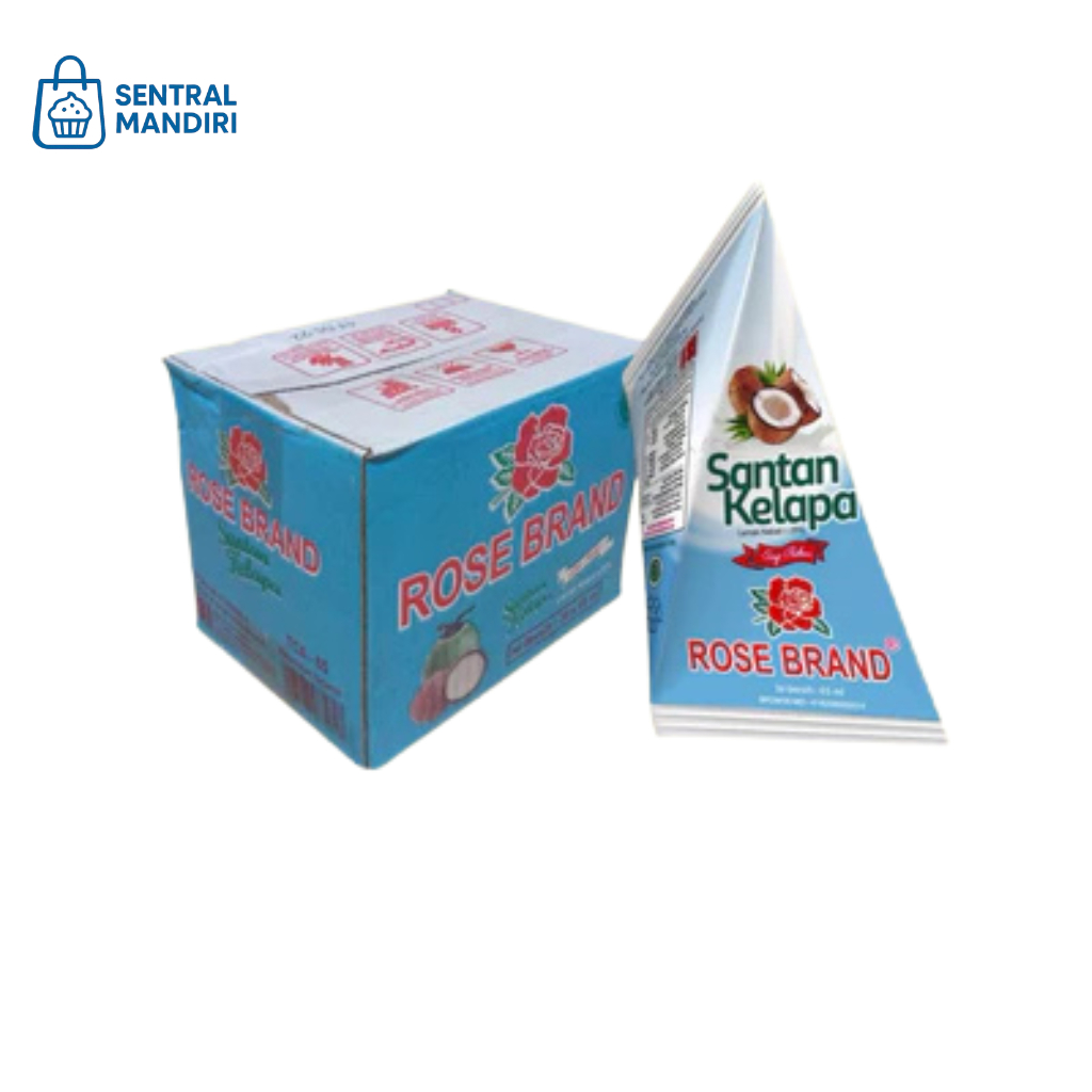 

Rose Brand Santan Kelapa 65Ml, Santan Segitiga Dus Isi 36Pcs