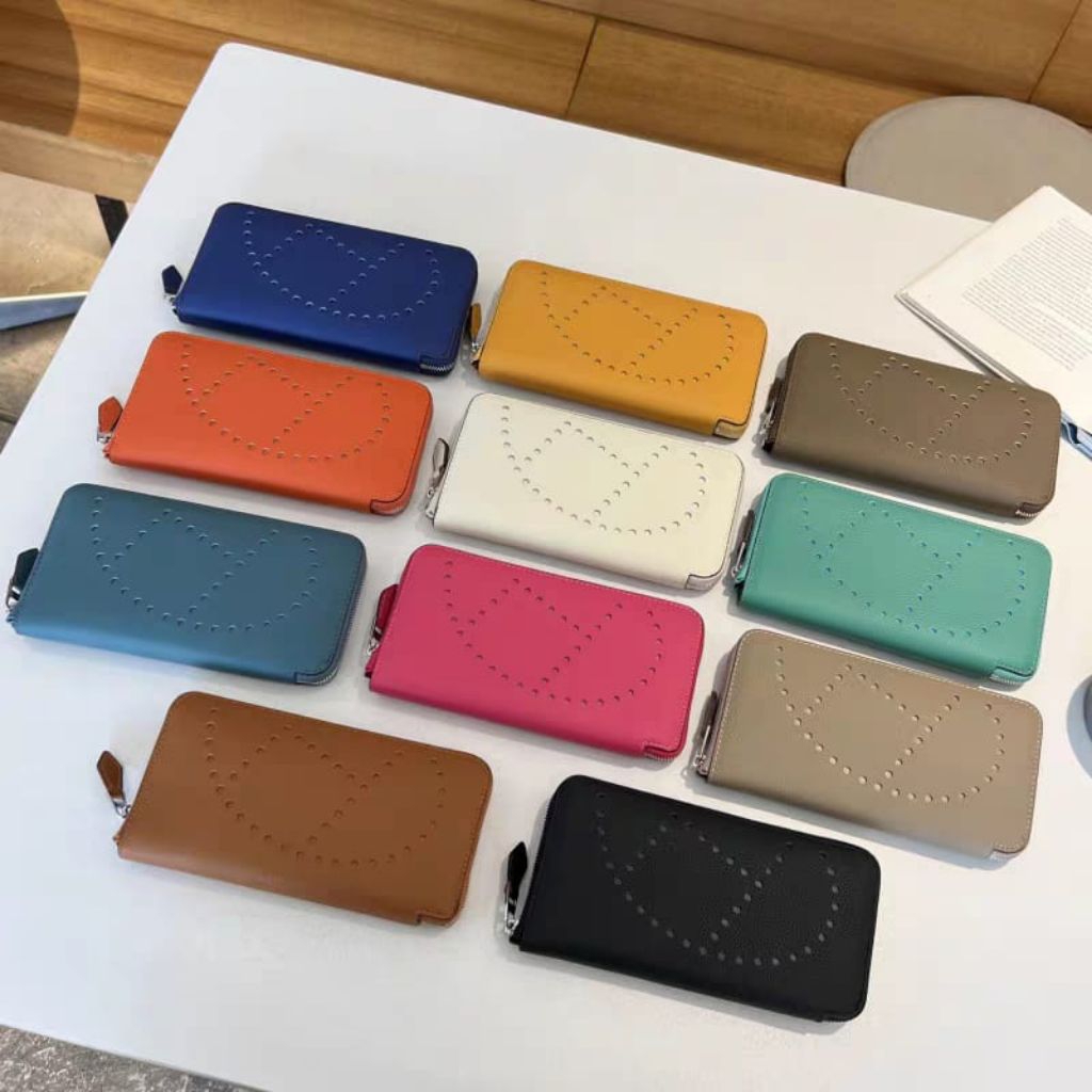 LONG WALLET ZIPPER KULIT ASLI SIMPEL KUALITAS IMPORT PREMIUM