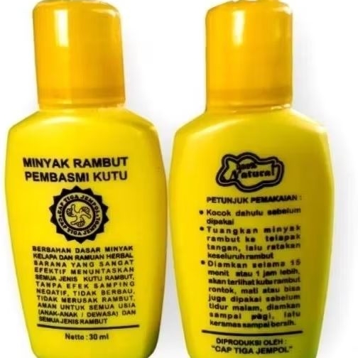 Obat Kutu Rambut Cap Tiga Jempol