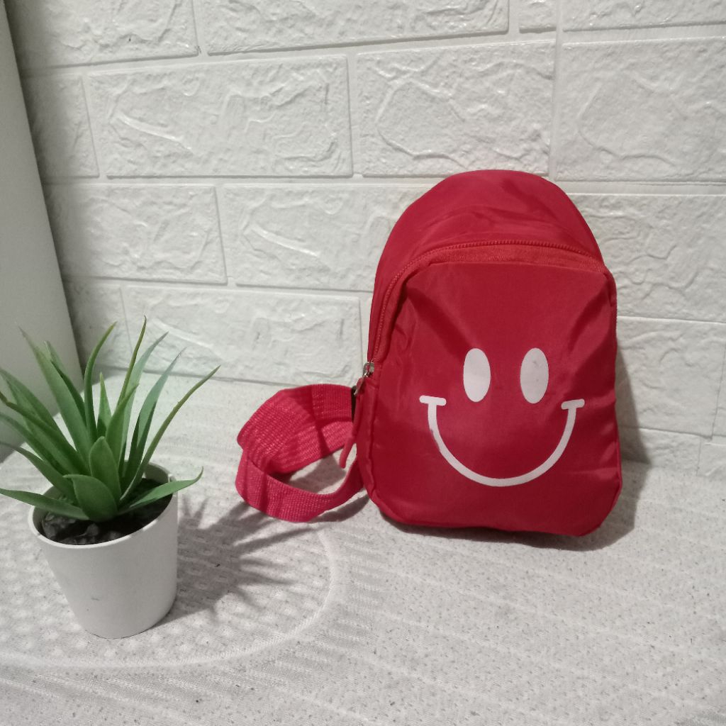 Tas PL wb nilon mini smile
