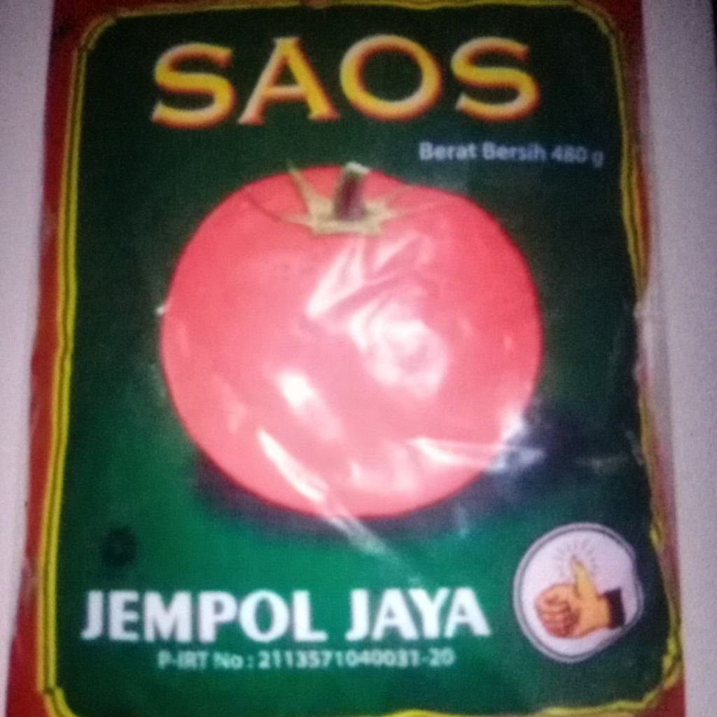 

Saos Tomat merk Jempol Jaya