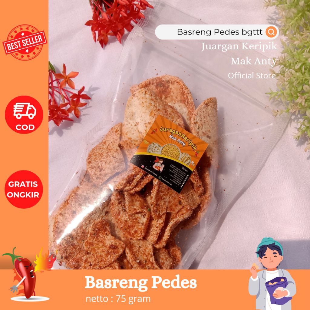 

Basreng Pedas Original 250 gr | Basreng Kriuk | Basreng Renyah