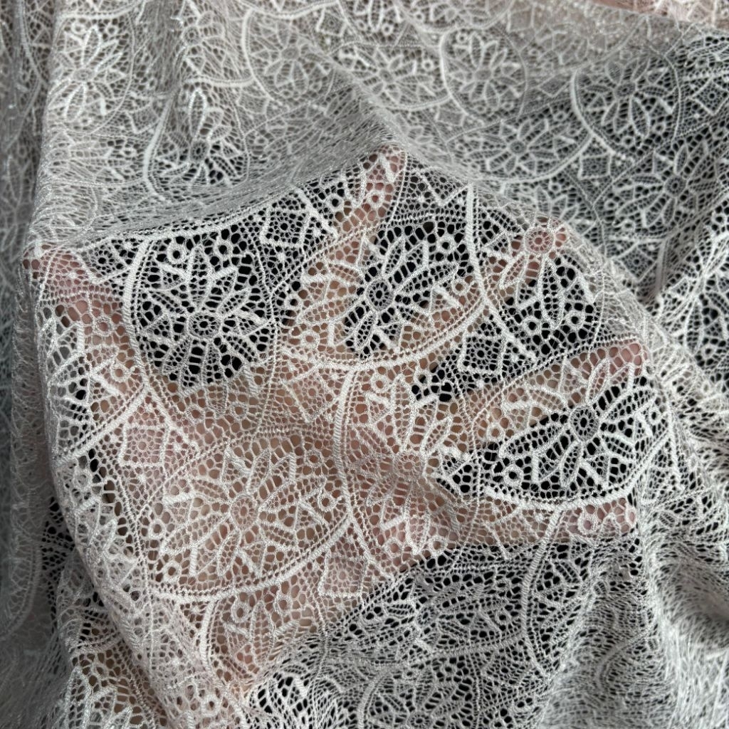 kain brokat lace street - Harga/0,5m - kain brokat meteran - kain brokat tulang | kain brokat import