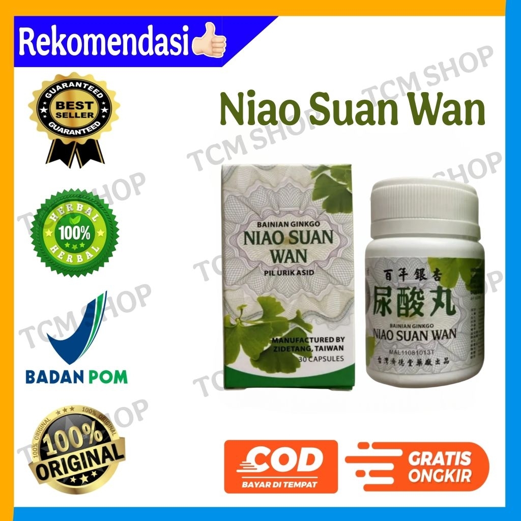 Niao Suan Wan Obat Herbal Asam Urat
