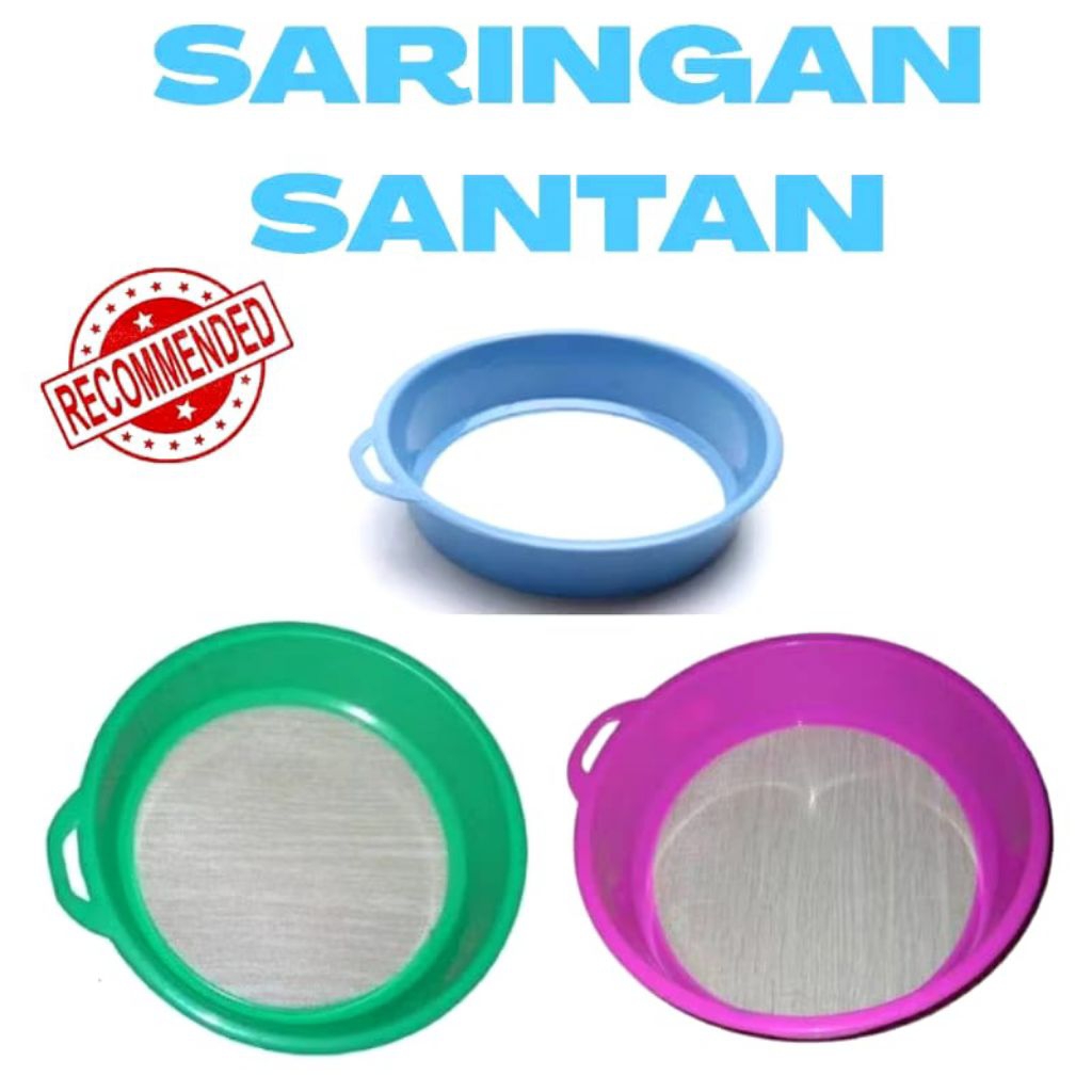 SARINGAN SANTAN KELAPA/SARINGAN TEPUNG/SARINGAN PLASTIK/SARINGAN BULAT
