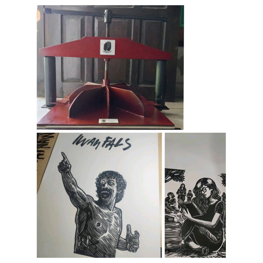 

Lino/Wood Print Press Model 4555